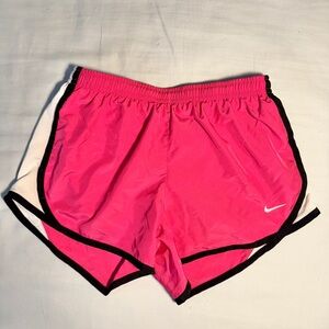 Girls' Hot Pink Nike Athletic Shorts